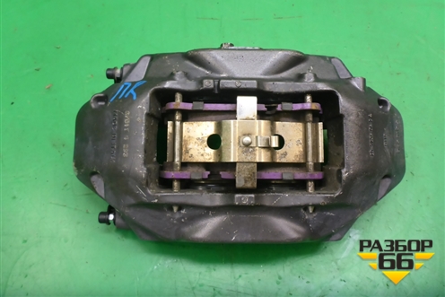 Суппорт передний правый (4х поршневой) для Volkswagen Touareg c 2002-2010г (Туарег)