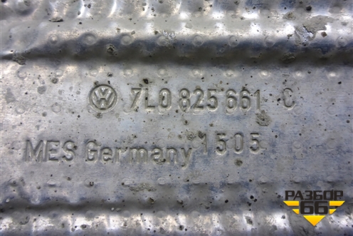 Экран тепловой (7L0825661C) для Volkswagen Touareg c 2002-2010г (Туарег)