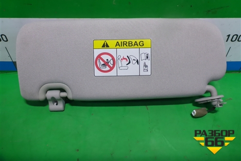 Козырёк солнцезащитный правый для Hyundai Grand Santa Fe с 2012-2018г (Гранд Санта Фе)