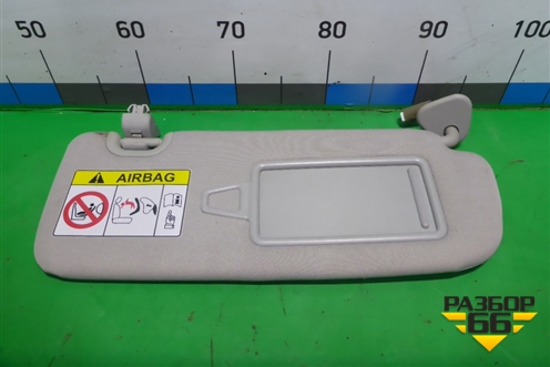 Козырёк солнцезащитный правый для Hyundai Grand Santa Fe с 2012-2018г (Гранд Санта Фе)