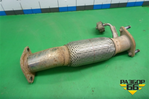 Приёмная труба глушителя (2.2 л D4HB) (286102W550) для Hyundai Grand Santa Fe с 2012-2018г (Гранд Санта Фе)