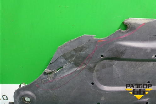 Защита антигравийная левая (842152W000) для Hyundai Grand Santa Fe с 2012-2018г (Гранд Санта Фе)