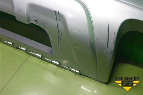 Юбка заднего бампера (4M0807521) для Audi Q7 c 2015г (Ку 7)