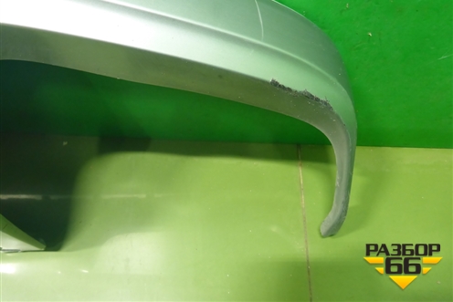 Юбка заднего бампера (4M0807521) для Audi Q7 c 2015г (Ку 7)