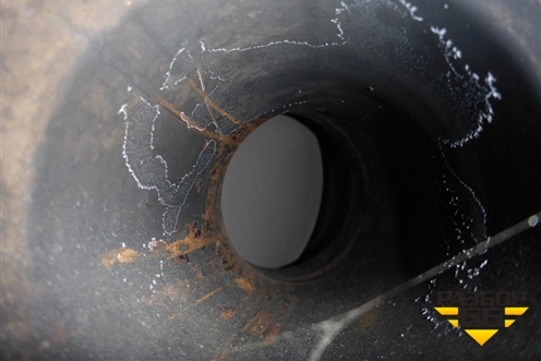 Приёмная труба глушителя (правая) (A2224907000) для Mercedes Benz C-Klass W205 с 2014г (Ц)