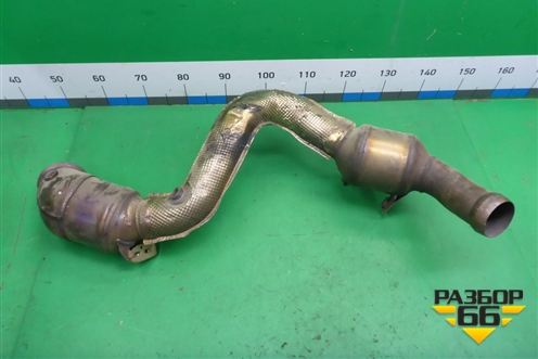 Приёмная труба глушителя (правая) (A2224907000) для Mercedes Benz C-Klass W205 с 2014г (Ц)