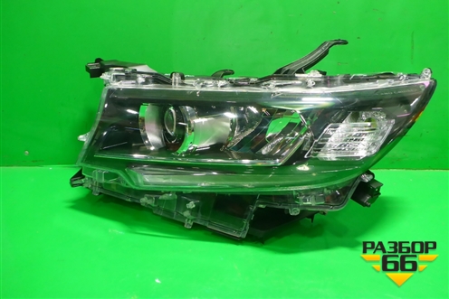 Фара левая (после 2017г LED без блока) (8118560N20) для Toyota Land Cruiser Prado(150) с 2009г (Ленд Крузер Прадо)