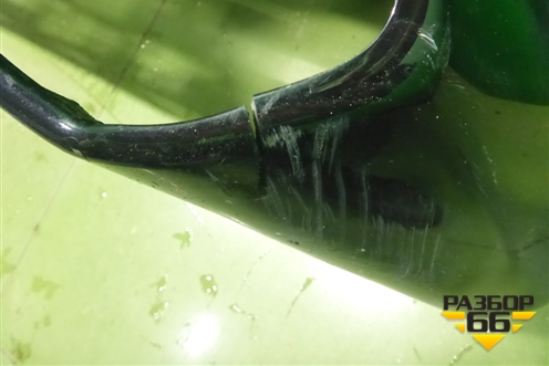 Юбка заднего бампера (под парктроник) (6600208884) для Geely Tugella с 2019г (Тугелла)