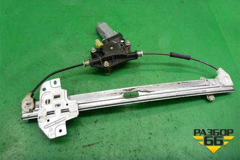 Стеклоподъёмник электрический задний левый для Kia Rio с 2005-2011г (Рио 2)