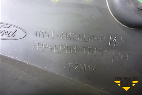 Держатель задней полки правый (хетчбэк) (4M51A46808AMW) для Ford Focus 2 с 2008-2011г (Фокус)