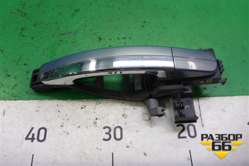 Ручка наружная двери задней правой (с хромом) для Ford Focus 2 с 2008-2011г (Фокус)