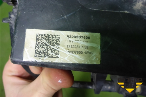 Фара противотуманная правая (после 2018г с ДХО) (92202D7600) для Hyundai Tucson с 2015-2022г (Туксон)