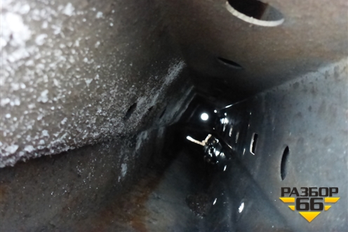 Порог со стойкой правый для Honda Accord(CU-CW) с 2008-2013г (Аккорд)