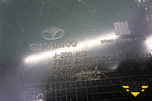 Обшивка двери передней левой под электрику (96556321) для Chevrolet Lacetti с 2003г (Лачетти)