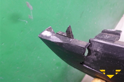 Юбка заднего бампера (2804102AW20) для Changan CS55 PLUS с 2019г (ЦС 55 плюс)