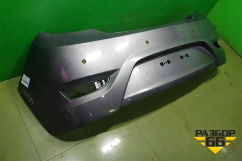 Бампер задний (до 2014г дубликат хетчбэк под парктроник) (HN04115BB) для Hyundai Solaris с 2010-2016г (Солярис)