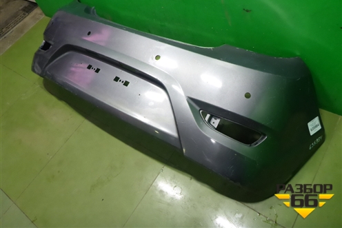 Бампер задний (до 2014г дубликат хетчбэк под парктроник) (HN04115BB) для Hyundai Solaris с 2010-2016г (Солярис)