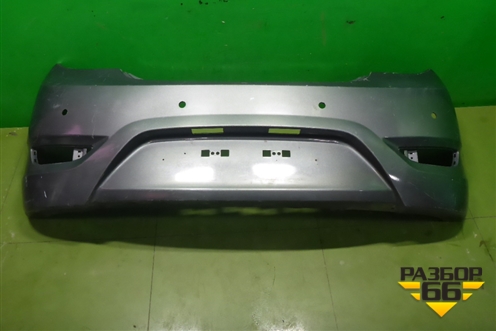 Бампер задний (до 2014г дубликат хетчбэк под парктроник) (HN04115BB) для Hyundai Solaris с 2010-2016г (Солярис)