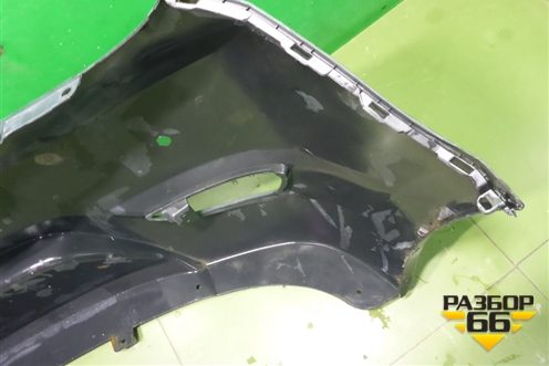 Бампер задний (до 2014г дубликат хетчбэк под парктроник) (HN04115BB) для Hyundai Solaris с 2010-2016г (Солярис)