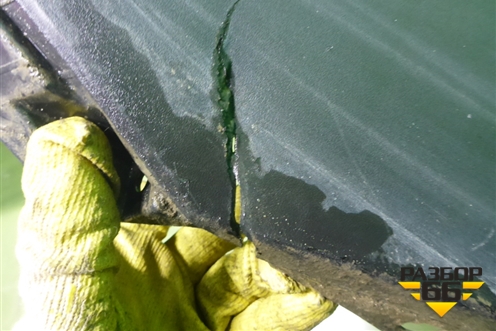 Юбка заднего бампера (после 2020г под парктроник) (86612S1500) для Hyundai Santa Fe с 2018-2024г (Санта Фе)