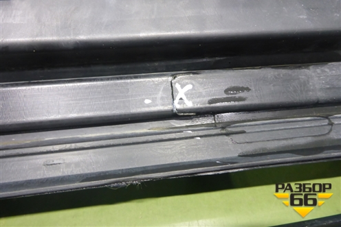 Юбка заднего бампера (602003757AA) для Chery Arrizo 8 с 2022г (Арризо 8)