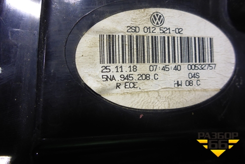 Фонарь задний наружный правый (Led) (5NA945208C) для Volkswagen Tiguan с 2016г (Тигуан)