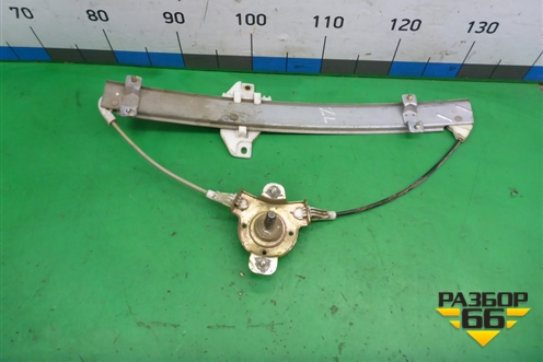 Стеклоподъёмник механический задний левый для Chevrolet Lanos с 2004г (Ланос)