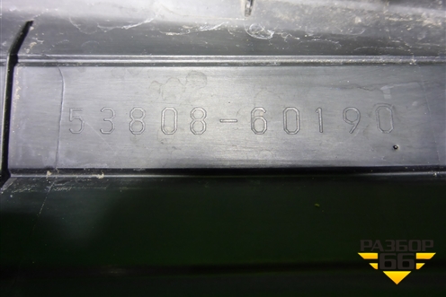 Накладка переднего крыла левого (после 2017г) (5380860190) для Toyota Land Cruiser Prado(150) с 2009г (Ленд Крузер Прадо)