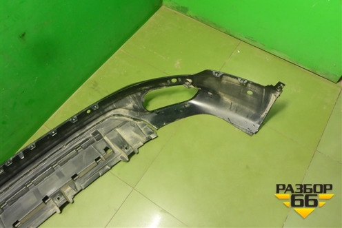 Юбка заднего бампера (под парктроник) (6600208884) для Geely Tugella с 2019г (Тугелла)