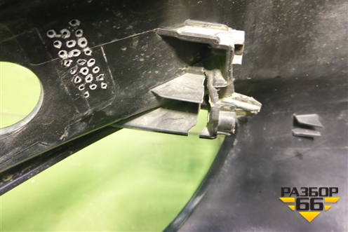 Юбка заднего бампера (под парктроник) (6600208884) для Geely Tugella с 2019г (Тугелла)