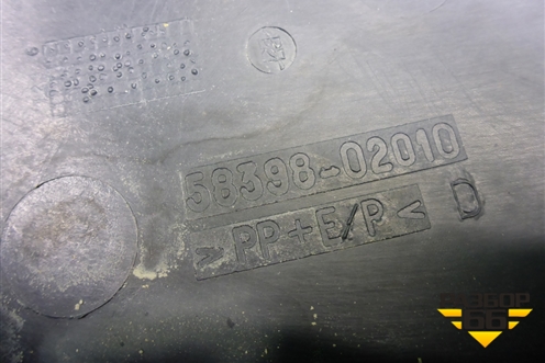 Защита антигравийная левая (задняя) (5839802010) для Toyota Corolla (E12) с 2001-2007г (Королла 120)