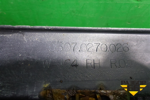 Подножка правая (06070270026) для Mercedes Benz ML-Klass W164 c 2005-2011г (МЛ)