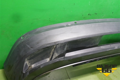 Юбка заднего бампера (под парктроник) (565807521) для Skoda Kodiaq с 2017г (Кодиак)