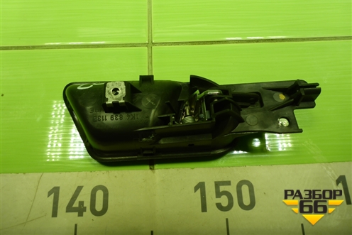 Ручка внутренняя двери задней левой (1K4839113B) для Volkswagen Golf V с 2003-2009г (Гольф 5)