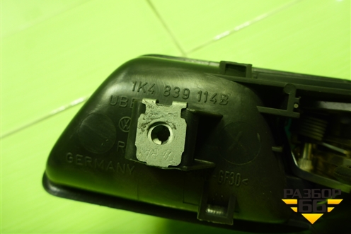 Ручка внутренняя двери задней правой (1K4839114B) для Volkswagen Golf V с 2003-2009г (Гольф 5)