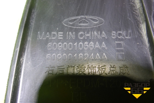 Накладка двери задней правой (609001056AA) для OMODA C5 с 2022г (Ц5)