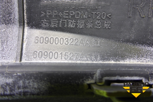 Накладка двери задней правой (609000322AA) для Exeed VX с 2021г (ВХ)