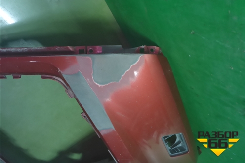 Бампер передний левая часть (до 2020г S-Line под омыватель) (80A807437) для Audi Q7 c 2015г (Ку 7)