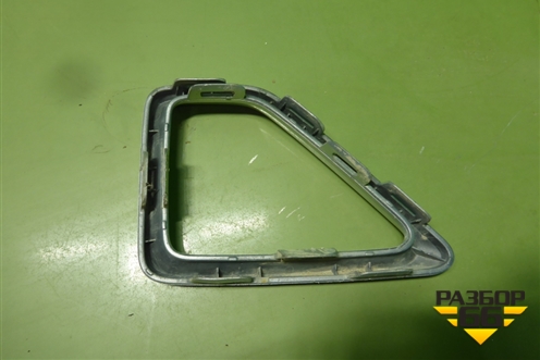 Накладка заднего бампера левая (после 2020г на юбку) для Kia Rio с 2017г (Рио 4)