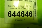 Фара правая (после 2015г галоген) (8117042650) для Toyota Rav-4 с 2012-2019г (Рав 4)