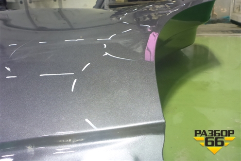 Дверь задняя левая (S203F2701030600) для Changan CS55 PLUS с 2019г (ЦС 55 плюс)