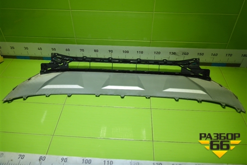 Юбка переднего бампера (s — line) (4M0807733E) для Audi Q7 c 2015г (Ку 7)