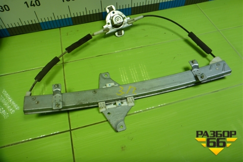 Стеклоподъёмник механический задний правый для Chevrolet Aveo (T250) с 2005-2011 (Авео Т250)