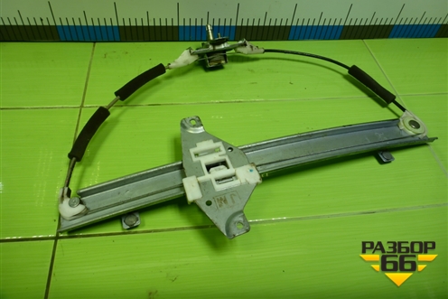 Стеклоподъёмник механический задний левый для Chevrolet Aveo (T250) с 2005-2011 (Авео Т250)
