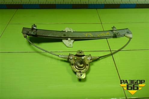 Стеклоподъёмник механический задний левый для Chevrolet Lanos с 2004г (Ланос)