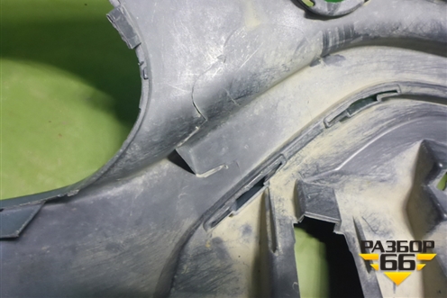 Юбка заднего бампера (под парктроник) (6600208884) для Geely Tugella с 2019г (Тугелла)