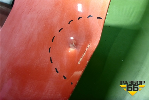 Дверь багажника со стеклом (хетчбэк) для VAZ Kalina/Калина