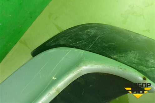 Юбка заднего бампера (6410A297K) для Mitsubishi Outlander XL с 2006-2012г (Аутлендер ХЛ)