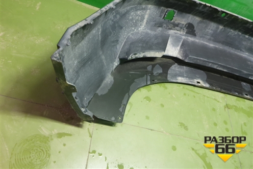 Юбка заднего бампера (под парктроник) (565807521) для Skoda Kodiaq с 2017г (Кодиак)