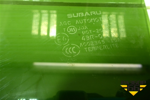 Стекло двери задней правой для Subaru XV с 2017г (ХВ)